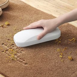 Tafelborstel Kruimels - Kruimelvanger Tafel - Snel Opruimen - Lift-and-Tip-Out Ontwerp - 19.8 cm - Wit — thumbnail 3