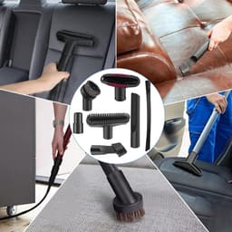 7-delig stofzuigeraccessoire set - flexibele voegenzuigmond voor auto, toetsenbord, tapijt en bank — thumbnail 5