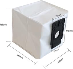 Stofzakken voor EZVIZ RC3 Plus RE4 Plus RE5 Plus Robotstofzuiger 4L Capaciteit voor basisstation vervanging 4-pack, hoge kwaliteit betrouwbaar (4 stuks) — thumbnail 3