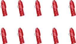 Stofzuiger Hoofd Clip - Schakelaar Knop - Reparatie Onderdelen - Hoge Kwaliteit Kunststof - 10 Stuks - Rood — thumbnail 1