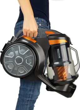 Cilinderstofzuiger - Stofzuiger - Snel Huis Schoonmaken - Motor met Hoog Rendement - 35 Liter - Zwart Geel — thumbnail 4