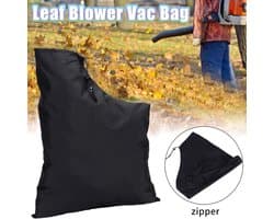 Bladzuiger zak - Opvangzak tuingereedschap - Tuinonderhoud - Waterdicht Oxford materiaal - 44 x 60 cm - Zwart