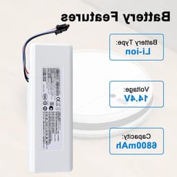 Vervangende Li-ion Accu voor Mijia 1C Robotstofzuiger, 14.4V, 6800mAh, Hoogwaardige Batterij voor Efficiënte Reiniging — thumbnail 5
