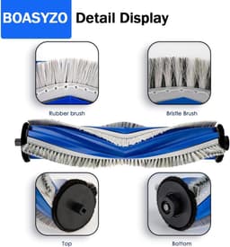 Multi-vlak Hoofd Rollenborstels Vervanging - Geschikt voor ECOVACS DEEBOT T30 Pro Omni/T30S/N20 Plus/Yeedi M12 Pro+ Stofzuigerrobots — thumbnail 5