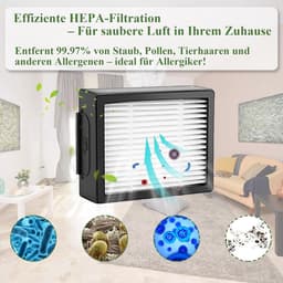 6-delige Zwarte HEPA Filters - Geschikt voor iRobot Roomba i7/i3/i5/E5/i8+ (niet voor Combo J7+/J9+) — thumbnail 4