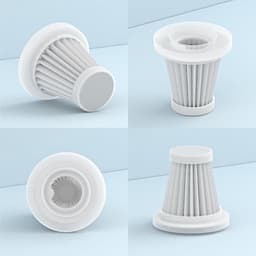 6 stuks wasbare HEPA-filters - Vervangingsfilter voor draadloze mini-handstofzuiger van Micisty - Antifnuo-Feolaviy handstofzuigers — thumbnail 3