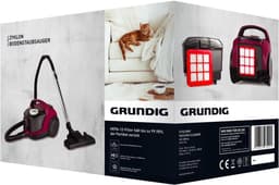 Stofzuiger - Schoonmaker - Huis Reinigen - Stofvrije technologie - 1.8 liter inhoud - Bessen Zwart — thumbnail 5