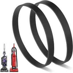 Vervangende stofzuigerriemen - Stofzuigeronderdelen - Stofzuigeronderhoud - Brede compatibiliteit - Pack van 2 - Zwart — thumbnail 1
