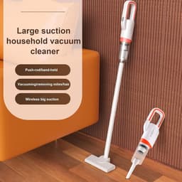 Draadloze Stofzuiger - Draagbare Handstofzuiger - Auto Interieur Reinigen - Draadloos Opladen - 114 cm - Oranje — thumbnail 2