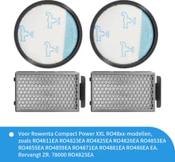Replacements® filter set geschikt voor Rowenta Compact Power Cyclonic XXL stofzuiger (RO48XX modellen) - 4-delig — thumbnail 1