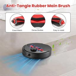 13 stuks vervangende accessoires geschikt voor Roborock Q10 VF+/PF robotstofzuiger - 1 hoofdborstels, 4 zijborstels, 4 HEPA-filters, 4 dweilpads — thumbnail 5