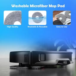 Accessoires Set Geschikt voor Roborock Qrevo Curv / Edge / S5V - 17-Delige Onderhoudskit - Inclusief Hoofdborstel, HEPA-Filters, Dweildoeken - 3L Stofzakken — thumbnail 2