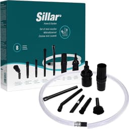 Sillar 8x Mini Zuigmondjes voor Stofzuiger – Universeel – 32 mm – 35 mm – Voor Moeilijk Bereikbare Plekken — thumbnail 1