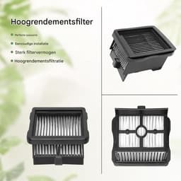 GELLDG Stofzuigeraccessoires - Vervangende rolborstels - Nat en droog gebruik - Inclusief 2 rolborstels, 2 filters en 1 reinigingsborstel - Geschikt voor S2/S2 LSLAND F1/S1 MAX Ultra — thumbnail 5