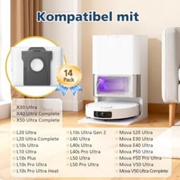 PromoHome 14 stuks geschikt voor Dreame L20/X30/X40/X50 Ultra Complete, L10s/L10/L40s/L10s Pro/L40/L50/Aqua10 Ultra, voor Mova E30/V50/E40/P50/P50s/Z60 Ultra — thumbnail 2