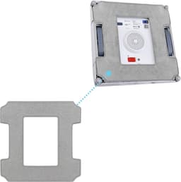 Veeg voor Ecovacs Winbot W1 / W1 Pro / W2 / W2 Pro / W2 Omni [set 6] Herbruikbare wasbare dweil — thumbnail 4