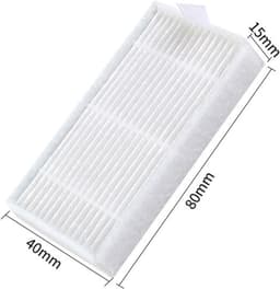 Hepa Vervang Filter Set - geschikt voor ilife x3 - v3 - v3s - v5 - v5s - v5pro - Vervangingsfilterset - Stofzuigerfilter - 8*4*1.5cm - wit - 10 stuks — thumbnail 2