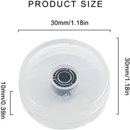 2-delige stofzuigeraccessoires, reserveonderdelen geschikt voor de vlotter van de reinigingswatertank — thumbnail 5