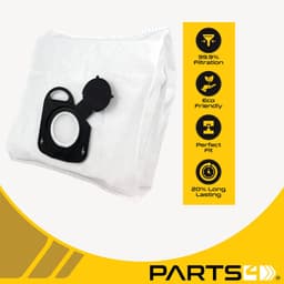 40 Stofzuigerzakken PARTS4® geschikt voor Rowenta | Made in Europe | Passend in o.a. Rowenta Silence Force, X-Trem Power, Compact Power, Green Force, Power XXL, X-Plorer, RO10 — thumbnail 3