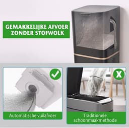 JustValue Stofzuigerzakken Geschikt Voor iRobot Roomba - 12 Stuks - Automatische Vuilafvoer - Geschikt voor i3+ i4+ i6+ i7+ i8+ j7+ s9+ - Microvezel - Perfecte Pasvorm - Stofdicht — thumbnail 2