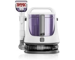 Multifunctionele draagbare tapijtreiniger – Bekledingsreiniger – Diep reinigende shampooier – 12 kPa zuigkracht – 650 W vermogen – Compact ontwerp – Voor tapijt, meubels en auto – Eenvoudig onderhoud – 1400 ml watertank – 1200 ml vuilwatertank