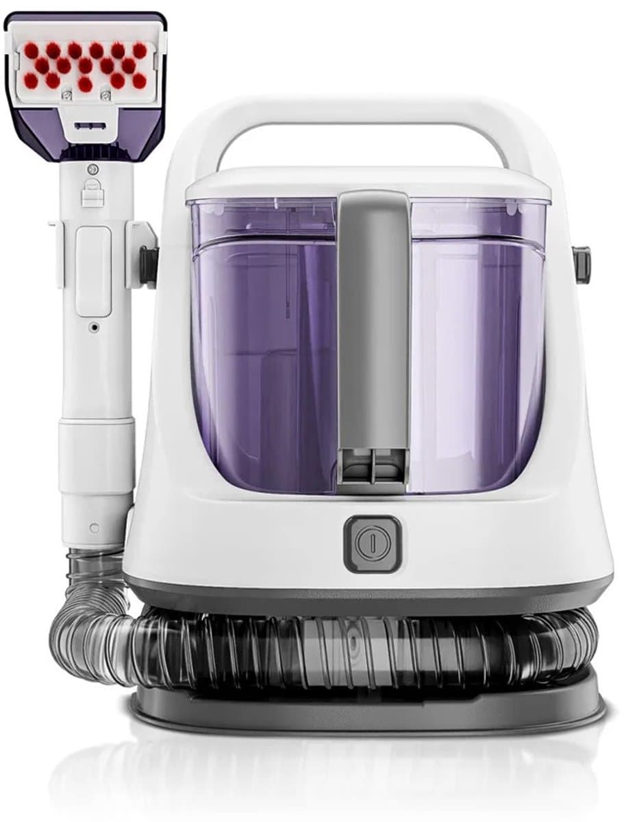 Multifunctionele draagbare tapijtreiniger – Bekledingsreiniger – Diep reinigende shampooier – 12 kPa zuigkracht – 650 W vermogen – Compact ontwerp – Voor tapijt, meubels en auto – Eenvoudig onderhoud – 1400 ml watertank – 1200 ml vuilwatertank — afbeelding 1