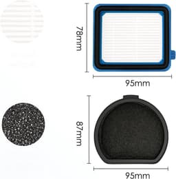 Filters voor stofzuigers - Reserveonderdelen voor FX9 en Pure F9 modellen - Set van 4 filters - Hoogwaardige kwaliteit — thumbnail 4