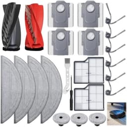 PromoHome 23-delig accessoireset voor robotstofzuigers - Geschikt voor Roborock Saros 10 robotstofzuiger — thumbnail 1