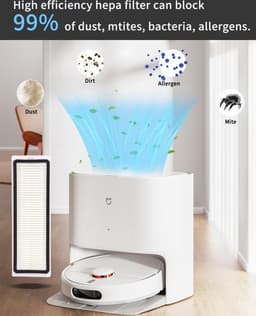 Accessoireset geschikt voor Dreame L10s Ultra/L10 Ultra robotstofzuiger. Bevat: 1 hoofdborstel, 7 zijborstels, 4 filters, 6 dweilpads, 4 stofzakken en 1 reinigingsborstel. — thumbnail 4
