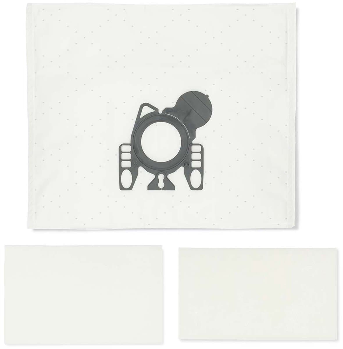 Nedis Stofzuigerzak - 4 Stuks - Synthetisch - Meest verkocht voor: Miele FJM - Wit — afbeelding 1
