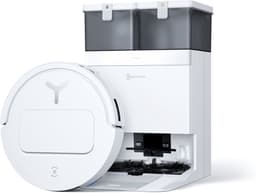 ECOVACS - DEEBOT T50 Omni wit Gen 2 EU - Stofzuig- en dweilrobot - 21.000 Pa zuigkracht- Zelfreinigende Robotstofzuiger met Warmwater – Dweilsysteem - Automatisch Leegstation - Geschikt voor dierenharen — thumbnail 1