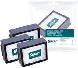 Sillar, set 3 stofzuigerfilters, HEPA filters, anti-allergeen, geschikt voor schoonmaakrobot iRobot Roomba serie E I J, E4, E5, E6, E7, Combo I5/I8/J5 PLUS, I3, I3+, I4, I4+, I5, I5+, vervanging, 5x6.5x2 cm — thumbnail 1