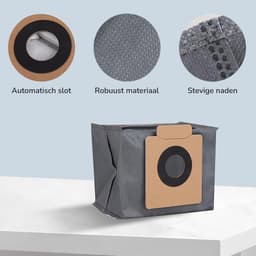 10x Strongflow stofzuigerzakken - geschikt voor Eufy Clean X8 Pro - X10 Pro Omni - zelflegend station - robotstofzuiger — thumbnail 5