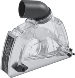 Stofafzuigkap voor Haakse Slijper, Compatibel Met 100-125 mm, Stofkap Met 6 Klemringen & 125 mm Diamant Slijpbeker, Verstelbare Snijdiepte, Doorzichtig — thumbnail 4
