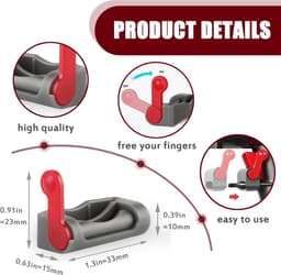 Geschikt voor Trigger Lock compatibel met Dyson V6 V7 V8 V10 V11 V15 Absolute Animal Motorhead stofzuiger, 2-pack aan/uit-knop bedieningsklem, aan/uit-schakelaarbevestigingen — thumbnail 5