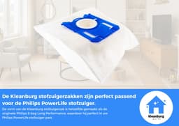 Kleanburg® - Geschikt voor Philips PowerLife - Stofzuigerzakken - 20 stuks — thumbnail 4
