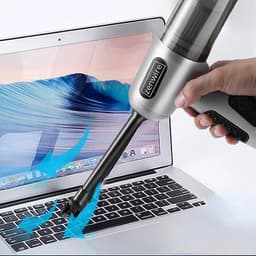 Zenwire TwinAir L3 - Kruimeldief Snoerloos - Air Duster - Draagbare stofzuiger - 2in1 - Functie van de blower - HEPA - Krachtige Handstofzuiger - Zuigen & Blazen - 6 verwisselbare opzetstukken - Kruimeldief - — thumbnail 2