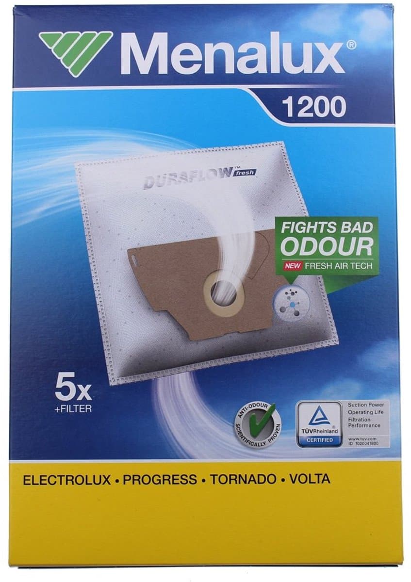 ELECTROLUX - Stofzuigerzak 1200 5 zakken + 1 microfilter - 9001961961 — afbeelding 1