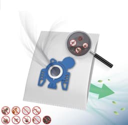 20x Originele Vervangingszakken MSM 10 – 5-laags Hygiënezakken met Microfilter voor Miele C3 Serie — thumbnail 4