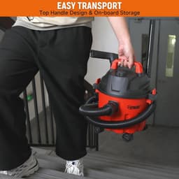 800 W nat- en droogzuiger met 10 liter capaciteit voor efficiënt reinigen — thumbnail 3