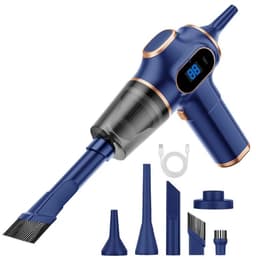 Sensova Auto Stofzuiger Draadloos Krachtig 60W Blauw - Handstofzuiger - Kruimeldief voor Auto en Thuis - Compacte Kruimelzuiger met HEPA Filter - Mini Vacuüm voor Bekleding, Tapijt en Moeilijke Hoeken — thumbnail 1