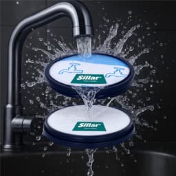 Sillar 2x stofzuigerfilters voor stofzuiger zonder zak - filterset - HEPA, wasbaar schuimfilter - anti-allergeen - geschikt voor Rowenta Tefal Compact Power - vervanging voor filters ZR903501 RS-RT900574 ZR005901 — thumbnail 2