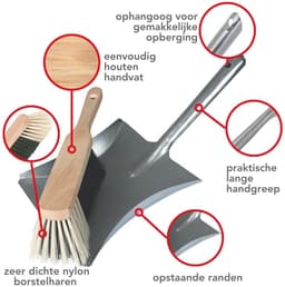 Metaal Stoffer en Blik - Efficiënt Schoonmaken voor Huis en Werkplaats — thumbnail 5