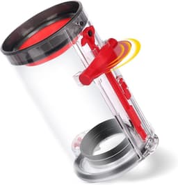 Stofreservoiraccessoire, geschikt voor Dyson V11, afdichtingsring, transparante bodem. — thumbnail 1