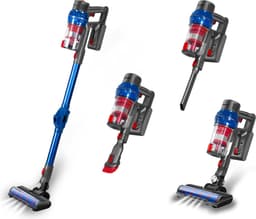 Swiss Pro+ Snoerloze steelstofzuiger V8 29KPA Flexibele Steelstofzuigers Steelstofzuiger Draadloos met Knik Kruimeldief turbo stand led verlichting in mondstuk Sterke Zuigkracht 2023 Model — thumbnail 2