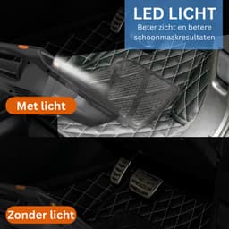 Kruimeldief - Kruimelzuiger - Handstofzuiger - USB Oplaadbaar - Met LED Lamp - 120W - HEPA Filter - Zakloos - Nat en Droog — thumbnail 3