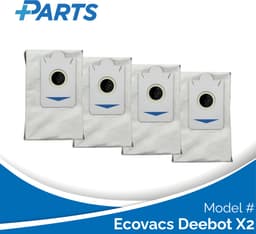 Ecovacs Deebot X2 Stofzakken (4 Stuks, Plus.Parts® alternatief voor DDB030025) — thumbnail 1