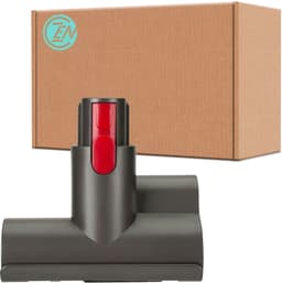 ZENC® Anti Klit Borstel Geschikt Voor Dyson Steelstofzuiger V15, V11, V10, V8 & V7 - Mini Turbo Zuigmond - Matrasborstel - Opzetstuk - Stofzuigermondstuk - Mondstuk - Stofzuigeraccessoires - Grijs — thumbnail 5