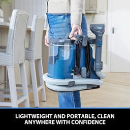 Tapijtreiniger - Tapijtwassers - Nat-Droogstofzuigers - met Accessoires - met Stopcontact - voor Huis - Garage - Auto - Tapijt - 500W - 950ml Vuilwatertank - 1600ml Zoetwatertank - Blauw — thumbnail 3