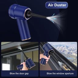 Krachtige oplaadbare Handheld Vacuum Cleaner - 2 in 1 Zuigen Blowing - Lichtgewicht voor Home Pet Hair en Car Cleaning — thumbnail 3